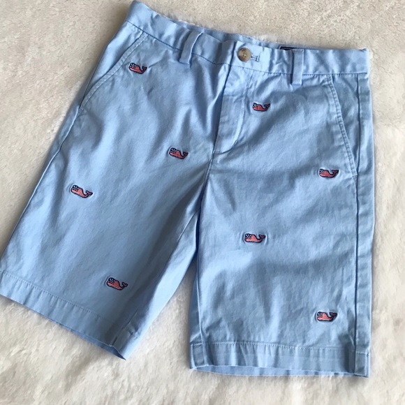 VINEYARD VINES Boys Whale Embroidered Club Short Firecracker Red NWT 7 12 14 16